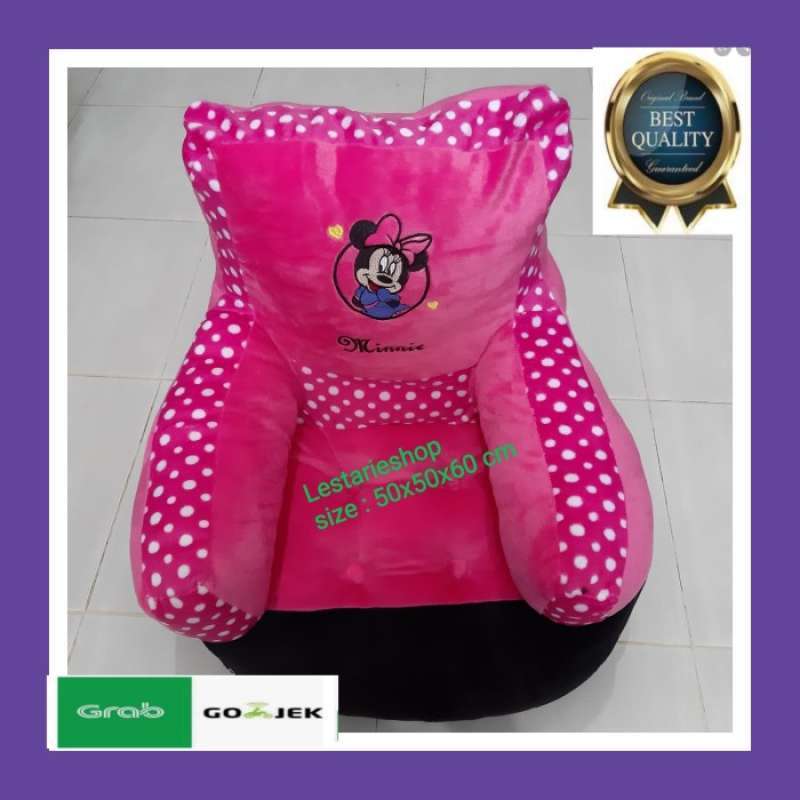 Jual Sofa Boneka Minnie/Tempat Duduk Anak/Sofa Karakter/Sofa Anak di