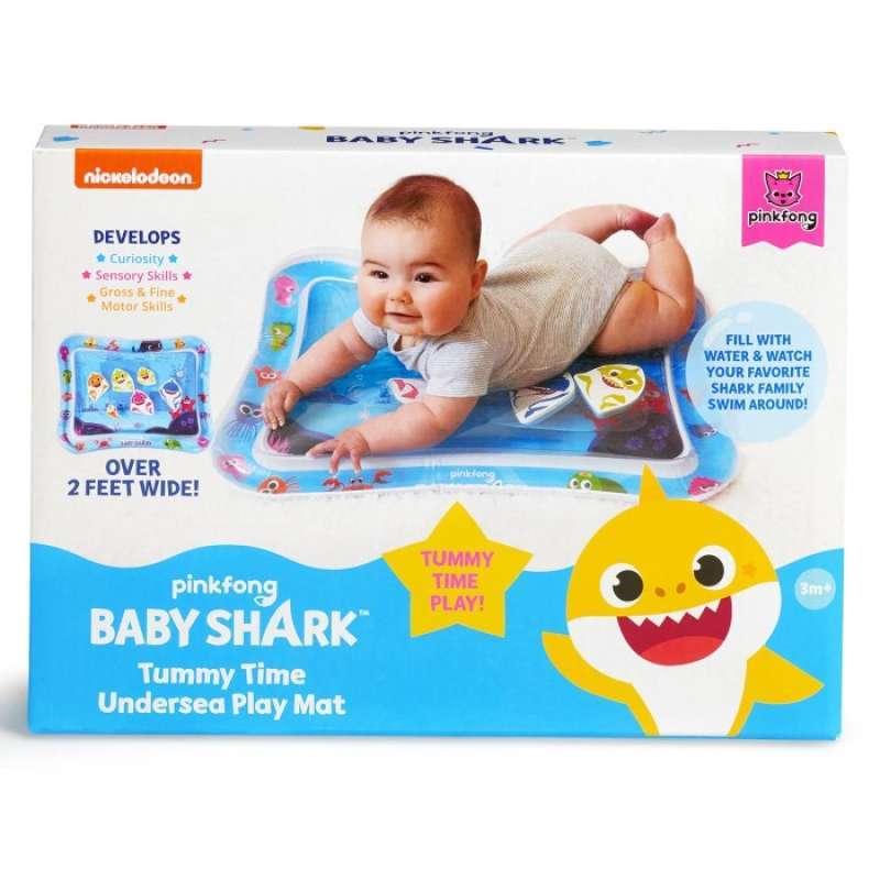 Promo Pinkfong Baby Shark Official Tummy Time Undersea Play Mat Wowwee