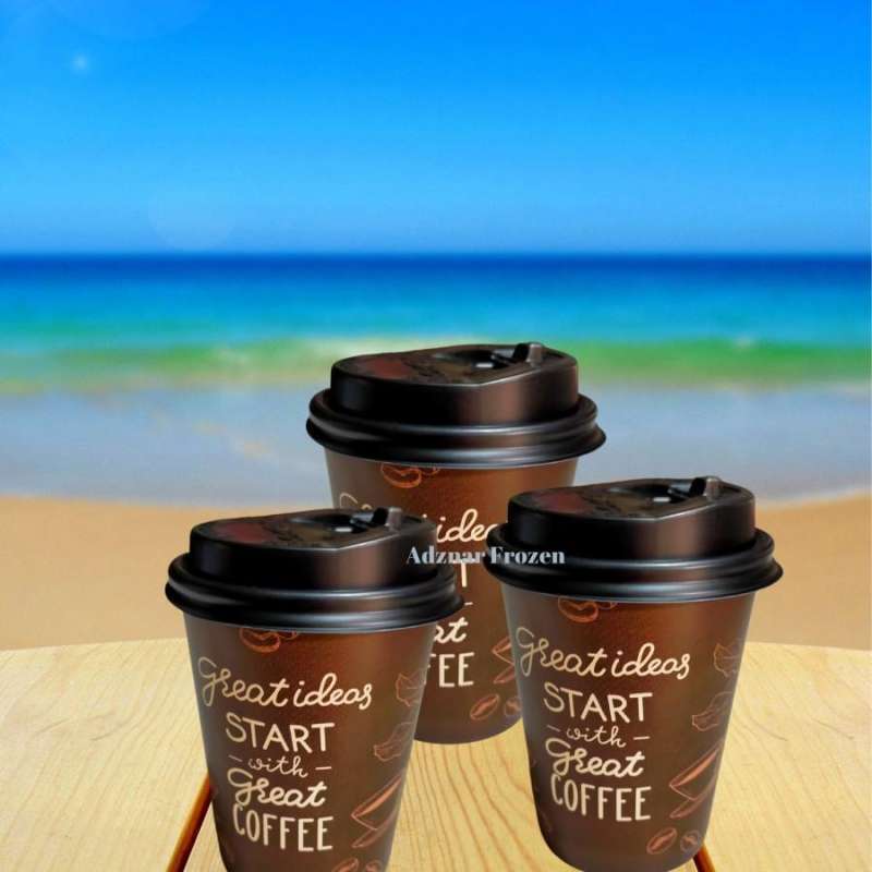 Jual Paper Cup Kopi 8 Oz Di Seller Adznar Frozen Pasar 3 - Tegal Rejo ...