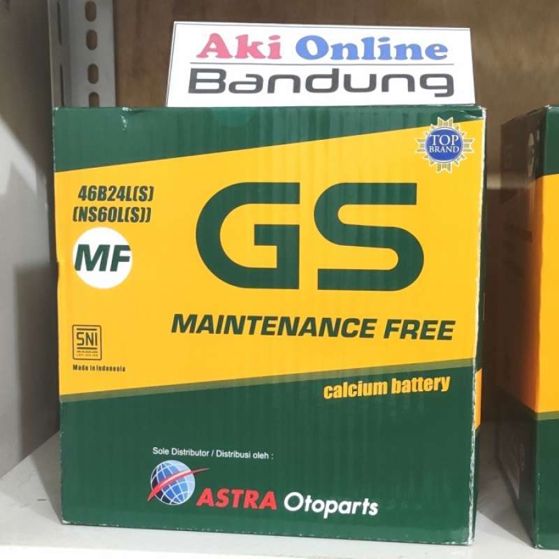 Promo Aki Mobil GS ASTRA MF type NS60LS yaris/inova/sienta Diskon 23%