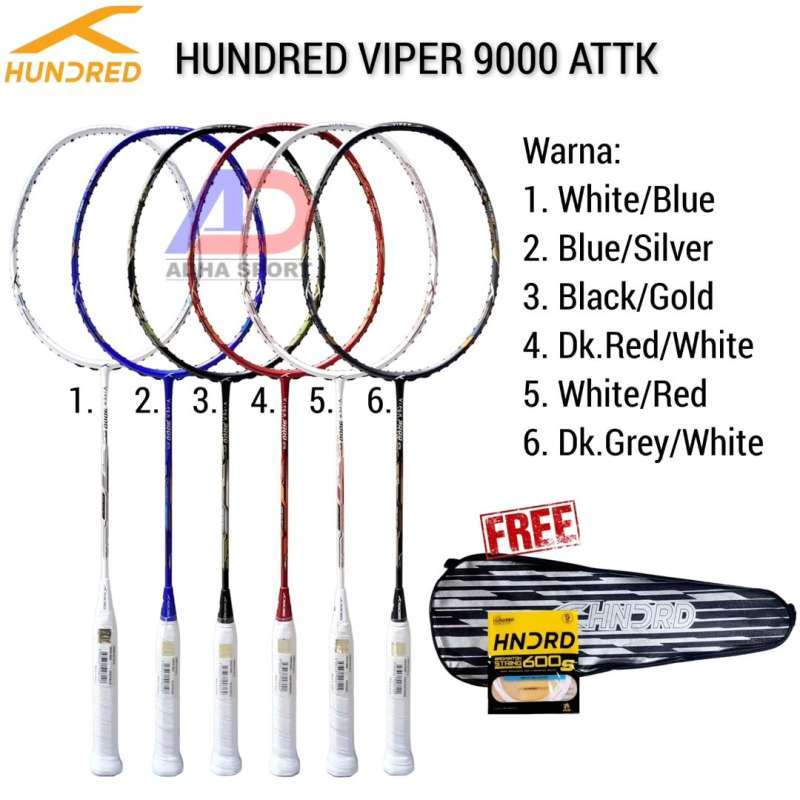 Jual Raket Hundred Viper 9000 Original Terbaru - Harga Promo Murah Juni ...