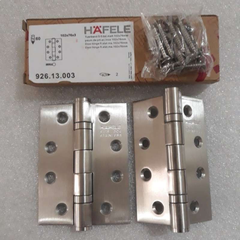 Jual Engsel pintu kupu-kupu Door Hinges HAFELE 4' stainless di Seller ...