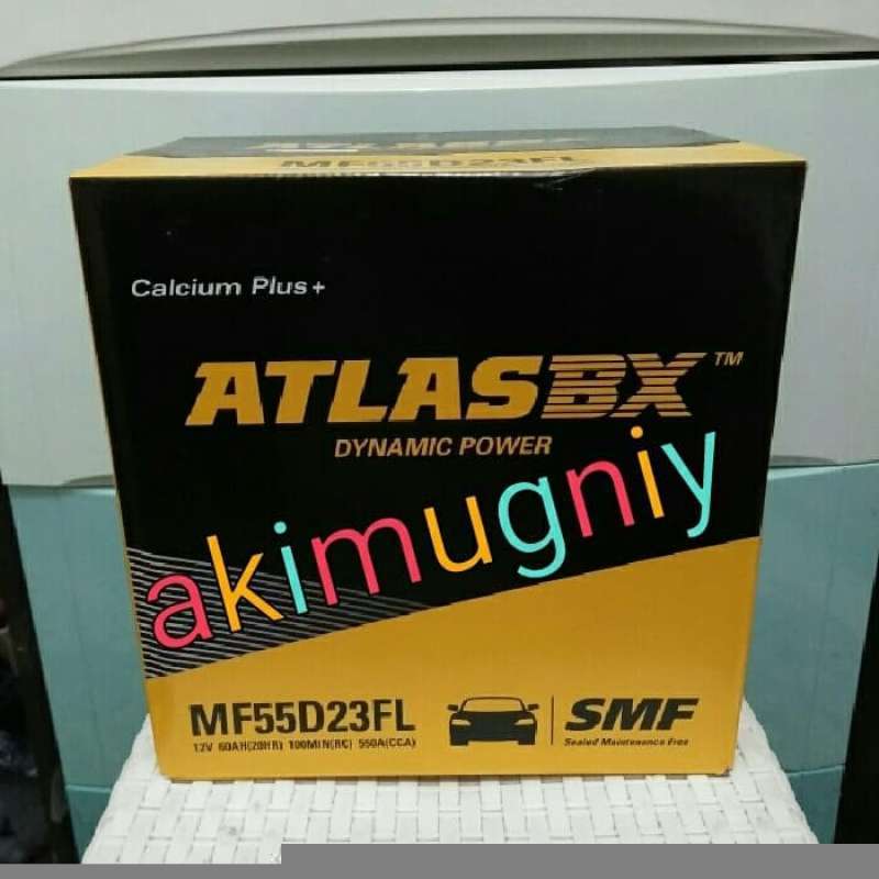Promo aki 55d23l mf atlas bx calcium plus 12v 60ah gs ns massiv yuasa