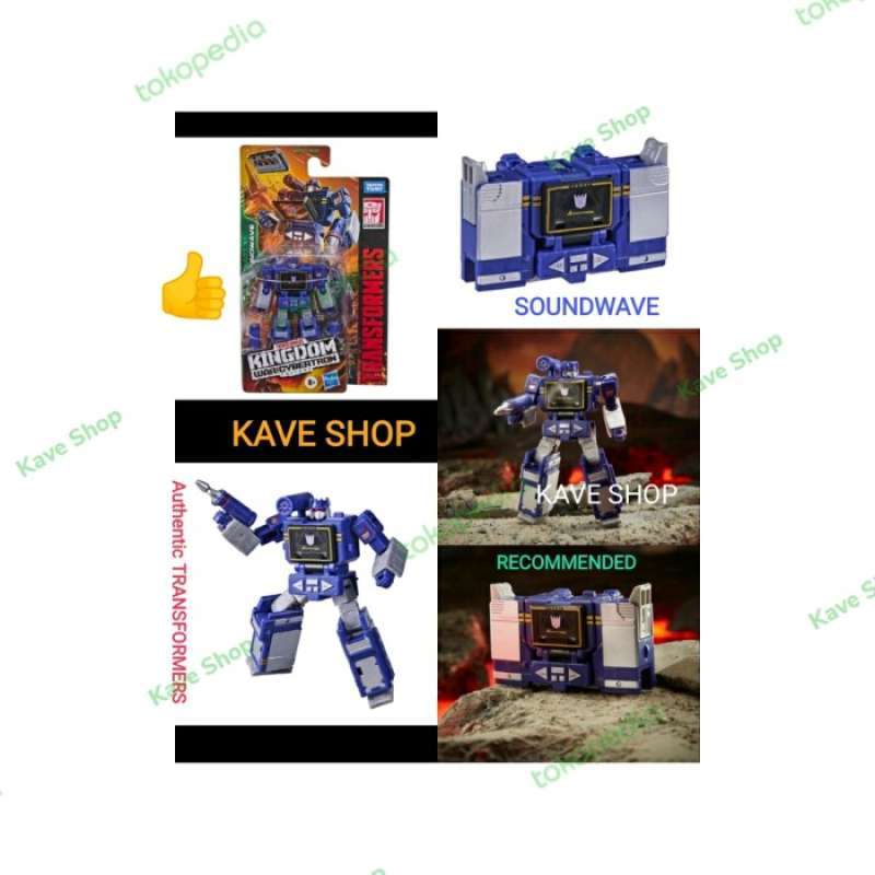 Promo Transformers KINGDOM Soundwave WFCK21 HASBRO NEW ORI