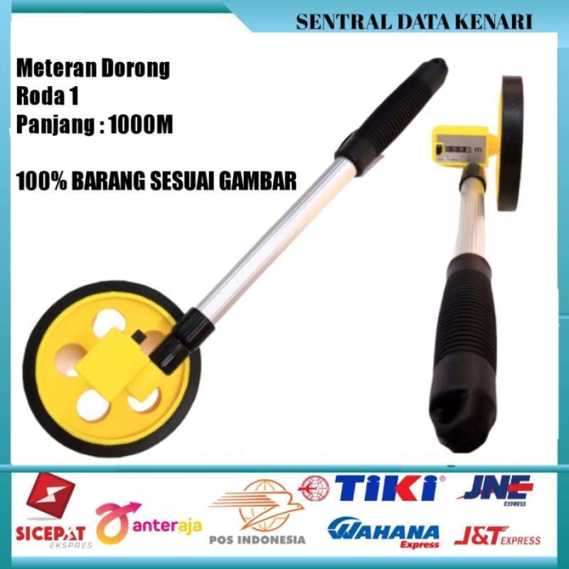 Promo Meteran Dorong 1 Roda/measuring Wheel/alat Ukur Diameter 14cm ...