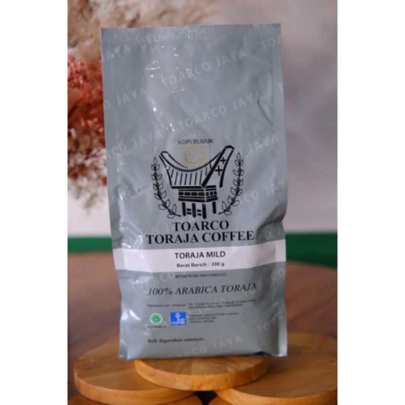 Promo Toarco Toraja Coffee Mild Powder No.23 [200gr] Diskon 25% di ...