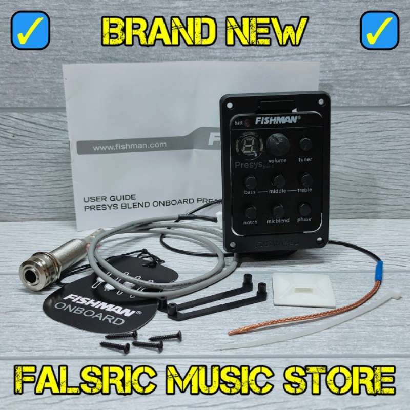 Jual Preamp FISHMAN Presys Blend Equalizer Gitar Akustik Elektrik
