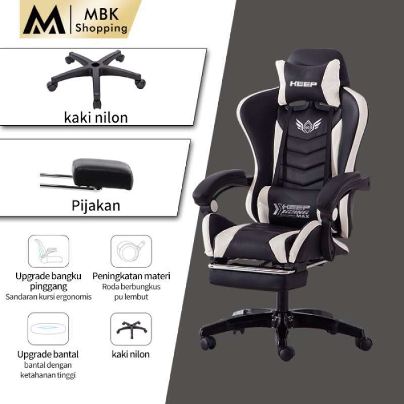 Jual MBK - Kursi Gaming Kursi Gaming Murah Terbaik - Hitam di Seller