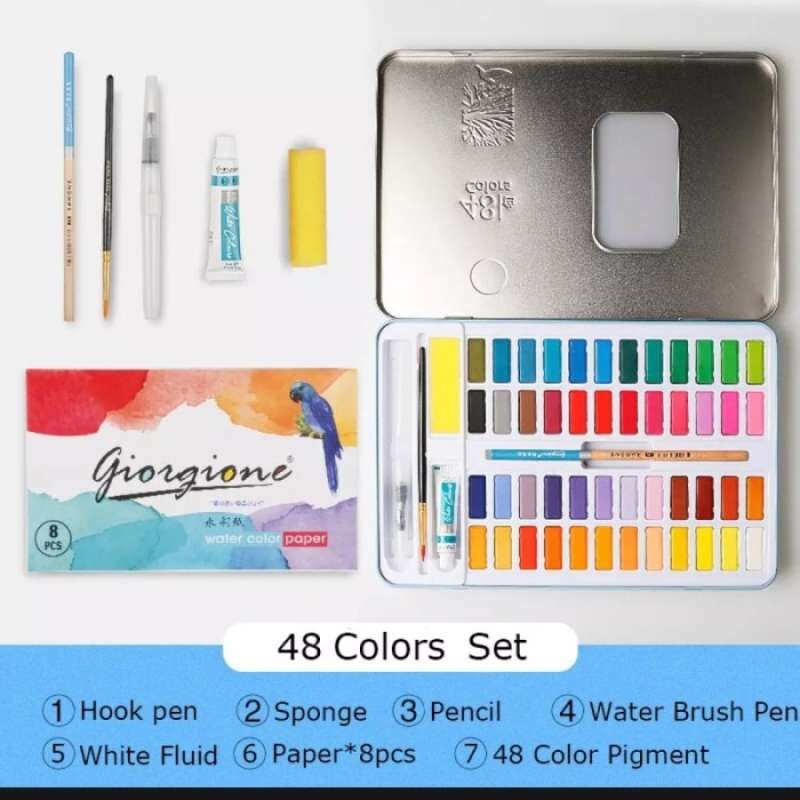 Jual Watercolor Palette Box 🏷️ Original Terbaru, Terlengkap, & Harga ...
