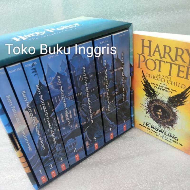 Promo Harry Potter box set aniversary edition 8 buku bahasa Inggris