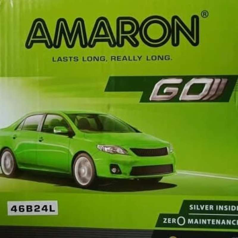 Promo AKI MOBIL NISSAN MARCH AMARON GO NS60L 46B24L 12V 45AH Diskon 20%