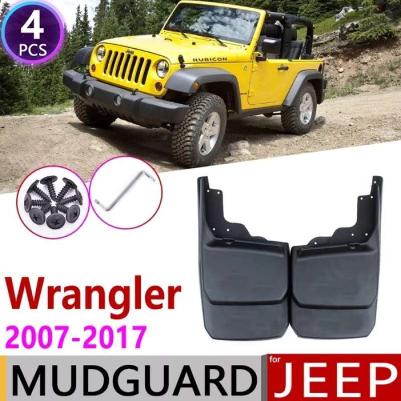 Promo Mud Guard Mud Flaps Karpet Lumpur Jeep Wrangler Rubicon Jk Diskon