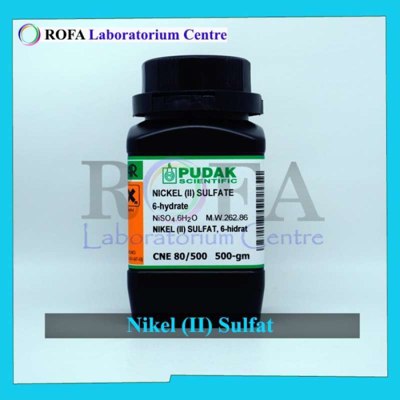 Promo Nikel (Ii) Sulfat Heksahidrat Nickel (Ii) Sulfate Niso4 500