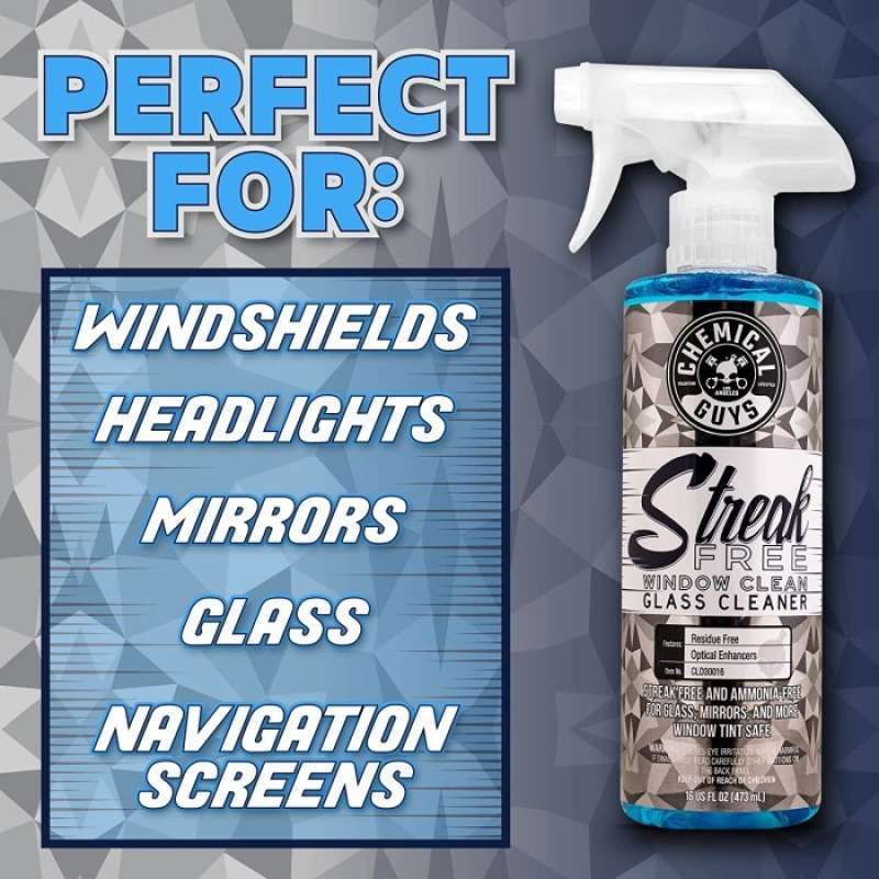 Promo Chemical Guys Streak Free Window Clean Glass Cleaner Diskon 23