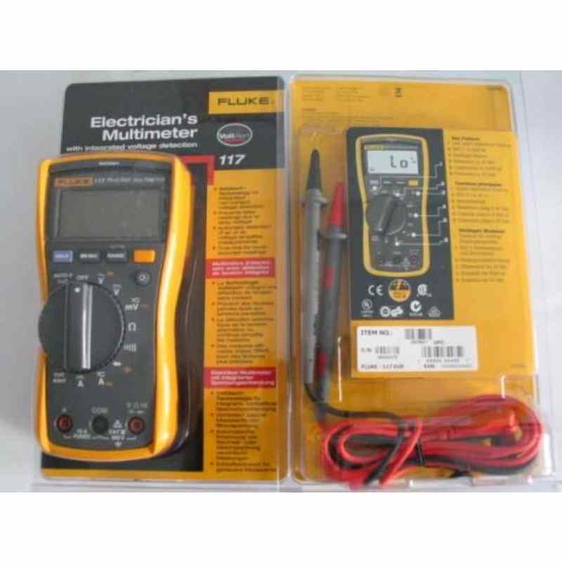 Promo Fluke 117 Electrician's Digital Multimeter with NonContact