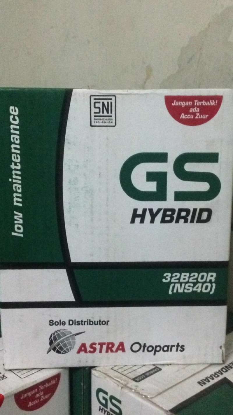 Jual Gs Ns40 Hybrid Aki Mobil Avanza Xenia Zebra Splash Di Seller