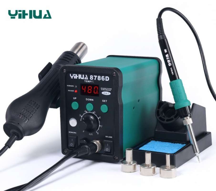 Jual SOLDER UAP / BLOWER DAN SOLDER YIHUA 8786 DIGITAL ORIGINAL di