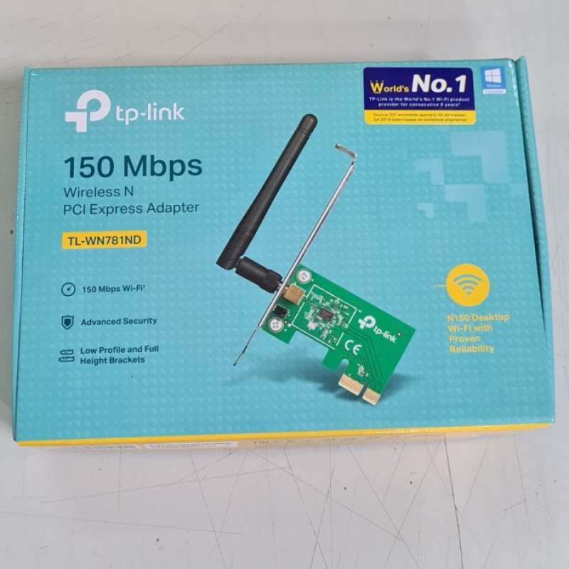Promo TP-LINK TL-WN781ND - 150Mbps Wireless PCI Express Adapter Diskon ...