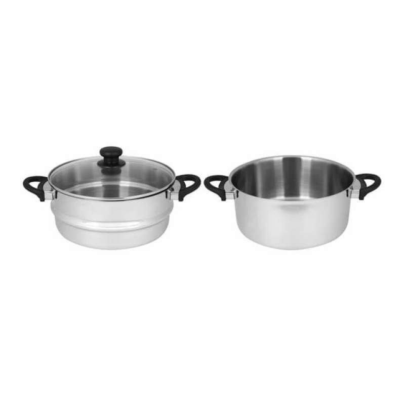 Masterchef Panci Promo Masterchef Panci Masak Stainless Dandang Steamer Double Dekker 24 ...
