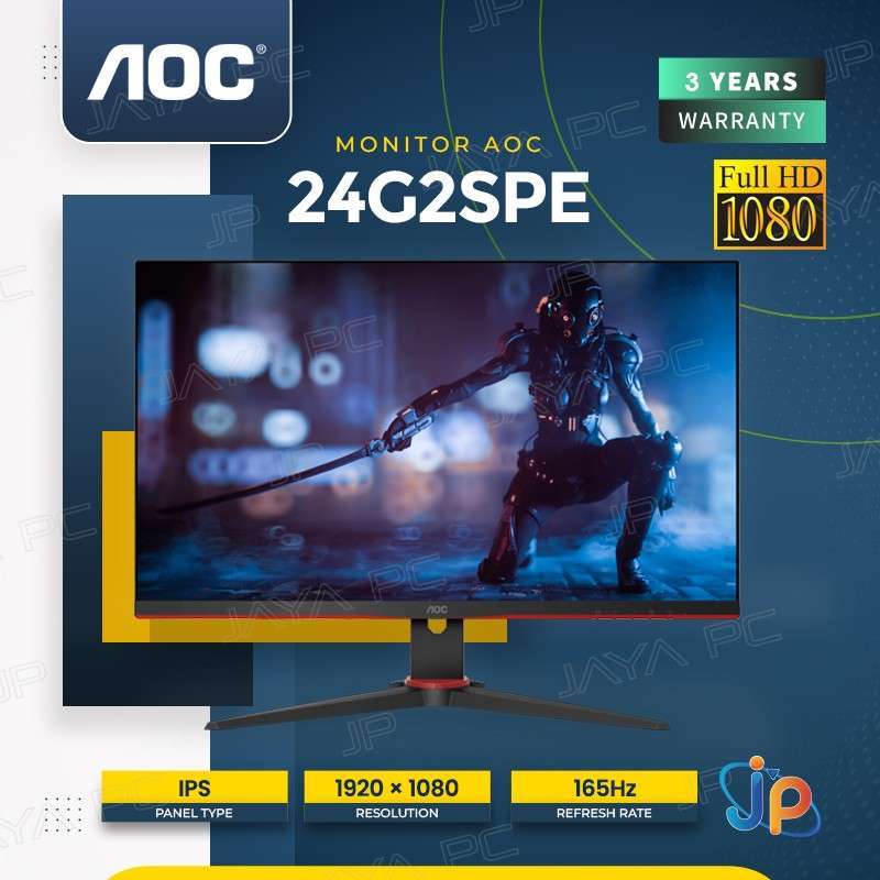 Jual Monitor AOC LED IPS 24G2SPE - Full HD 24 Inch di Seller Jaya PC ...