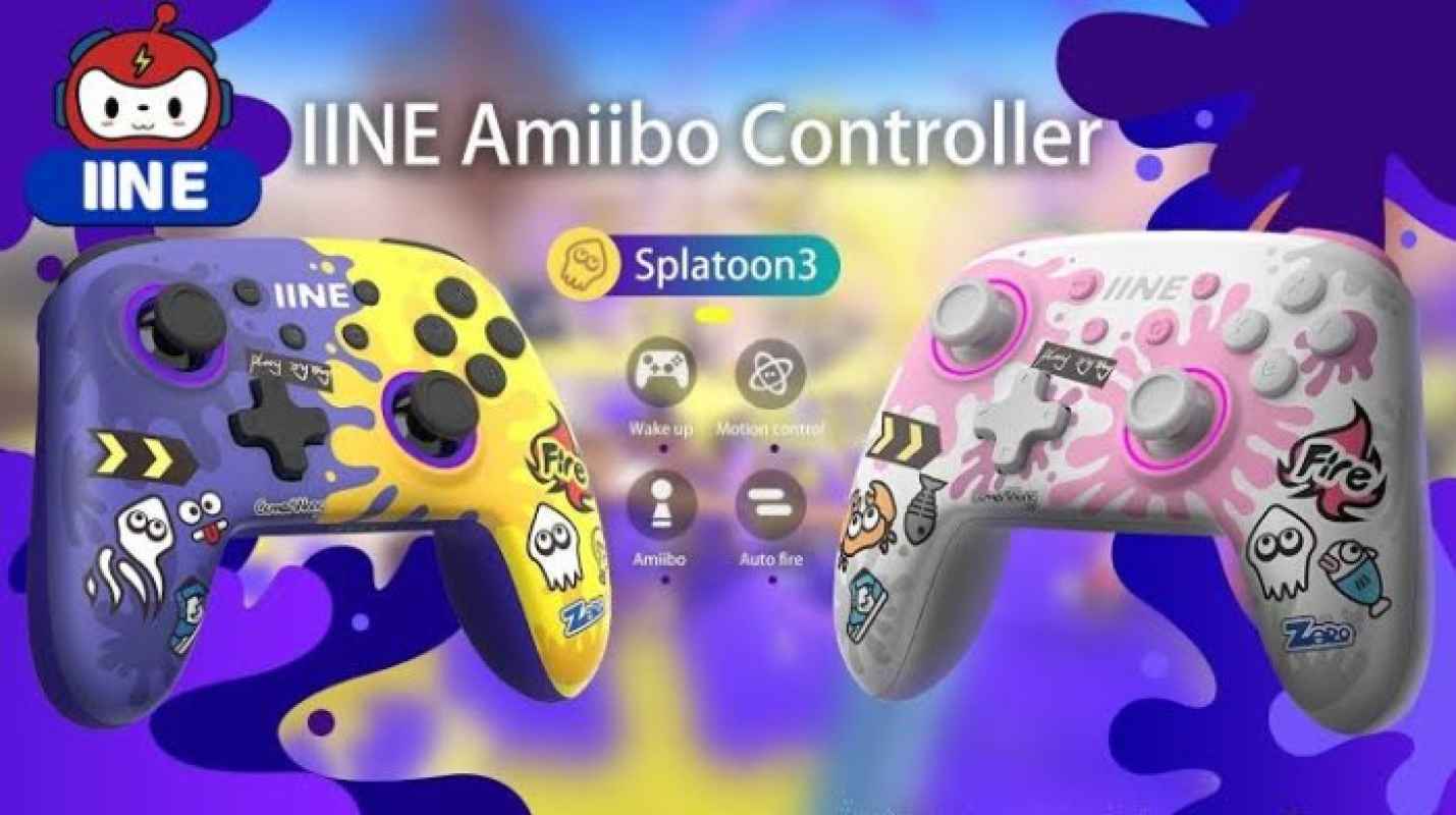 Jual Iine Splatoon Exclusive Wireless Controller Wake Up Support Nfc ...