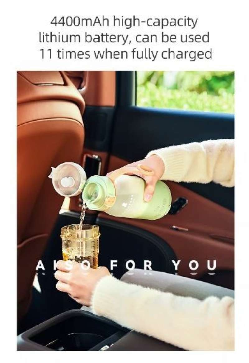 Jual Cordless Portable Water Kettle With Battery Teko Botol Pemanas Air