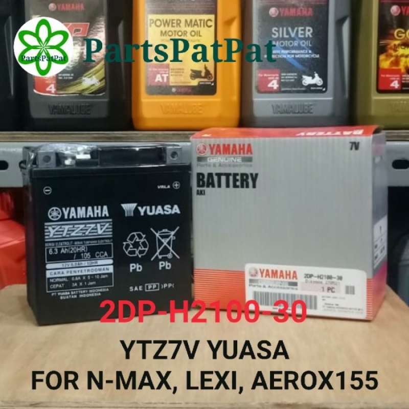 Jual AKI YAMAHA NMAX N-MAX AEROX155 LEXI YTZ7V YTZ-7V 2DP-H2100-30