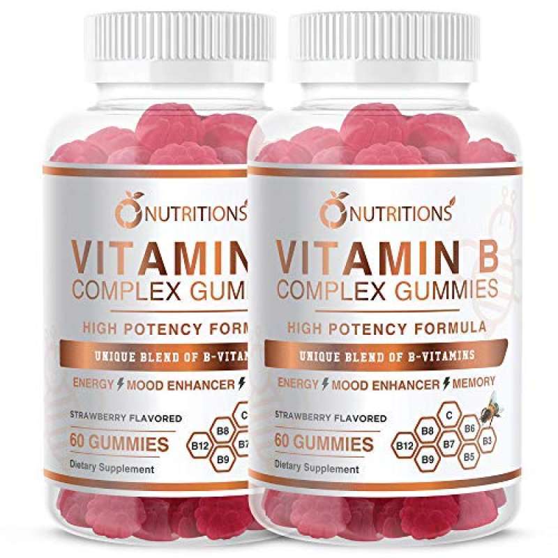 Promo O Nutritions Vitamin B Complex Vegan Gummies with Vitamin B12, B7