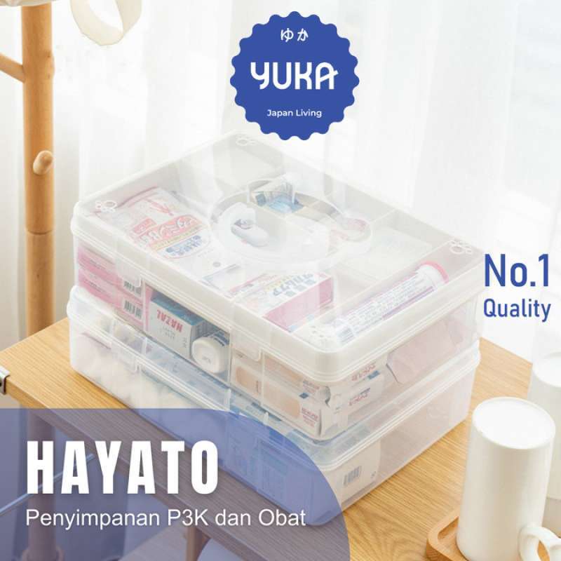 Promo YUKA Organiser Perapi Obat Minimalis Organizer Kotak P3K First