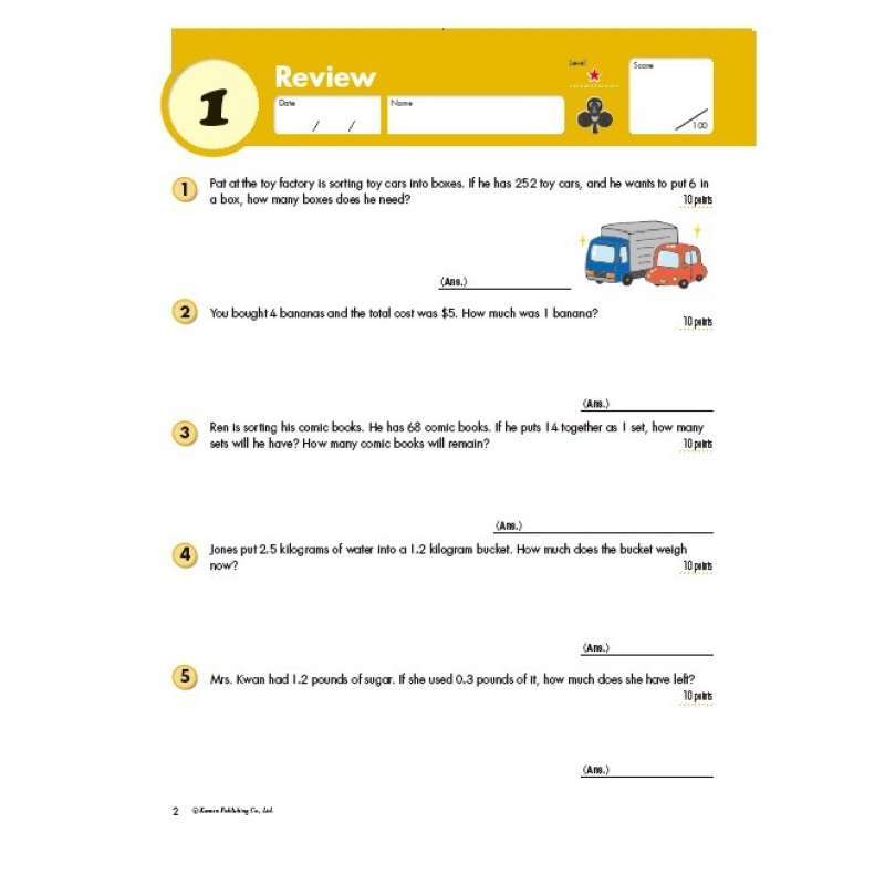 Promo kumon grade 5 word problems kelas 5 sd terbaru diskon 20 di