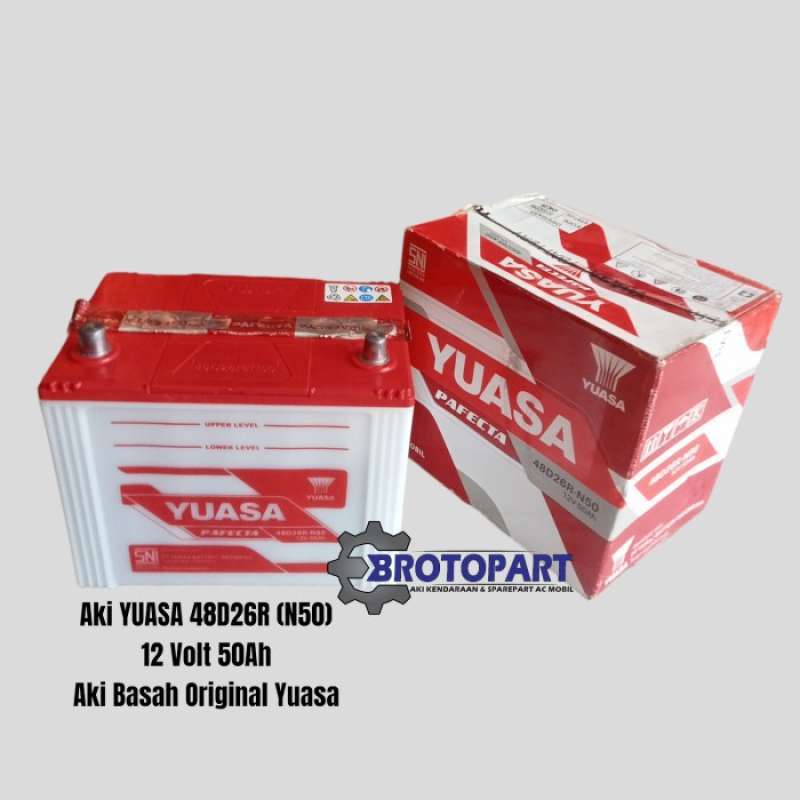 Promo Aki Mitsubishi Colt Diesel, Fuso, Truk, Bus Accu Basah Yuasa N50