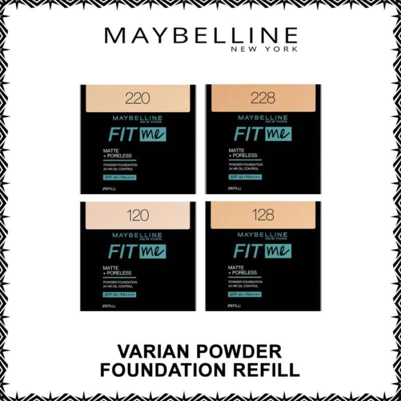 Promo MAYBELLINE FIT ME MATTE PORELESS POWDER FOUNDATION REFILL ...