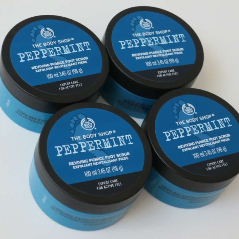 Promo THE BODY SHOP Peppermint Reviving Pumice Foot Scrub 100ml Diskon