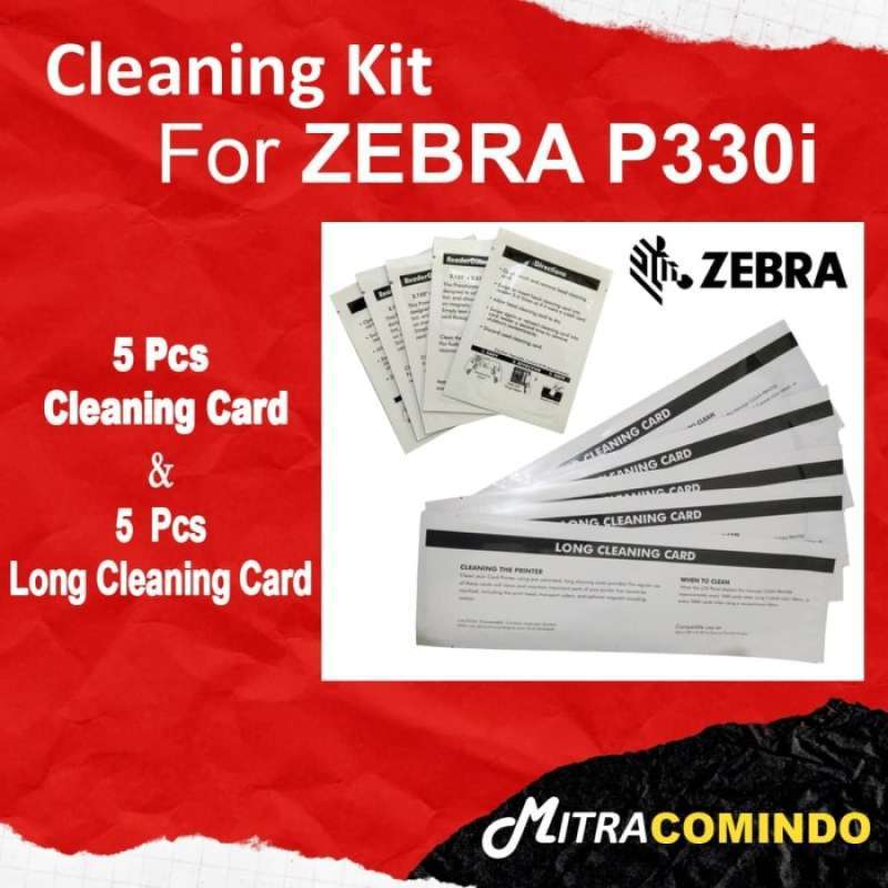 Promo 100 Produk Ori Cleaning Card For Zebra P330I (5 Set) Diskon 23