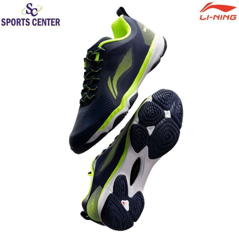 Promo New Sepatu Badminton Lining Ranger Lite Z2 Navy Lime Diskon 23% ...