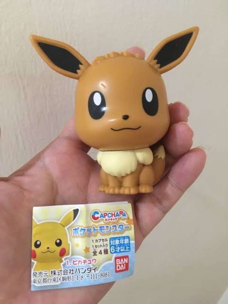 Promo [ Gachapon ] Pokemon Capchara Pikachu , Rowlet , Piplup , Eeve ...