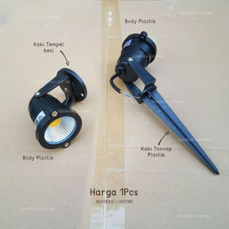 Promo LAMPU TAMAN SOROT LED 5W WATERPROOF SPOTLIGHT WARM WHITE BODY