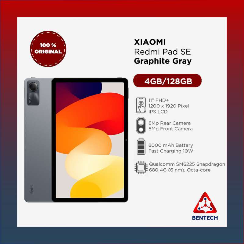 Jual Xiaomi Redmi Pad SE 4/128gb - Graphite Gray Di Seller