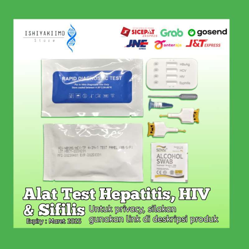 Promo HBsAg, HCV, HIV & Syphilis Rapid Test Diskon 33 di Seller OLA