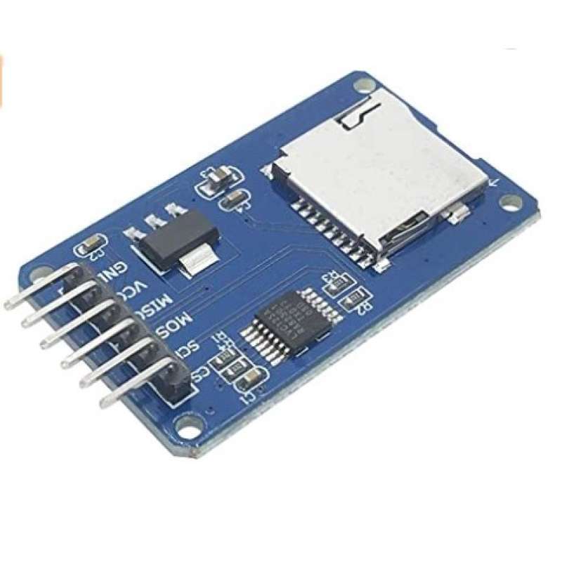 Jual Micro SD TF Card Adater Reader Module shield 6 Pin SPI Interface ...