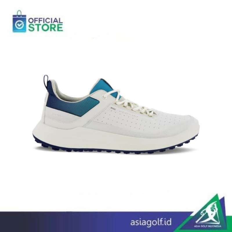Jual Shoes Golf Ecco Core 824 Golf Sepatu Golf White/blu Depth 42