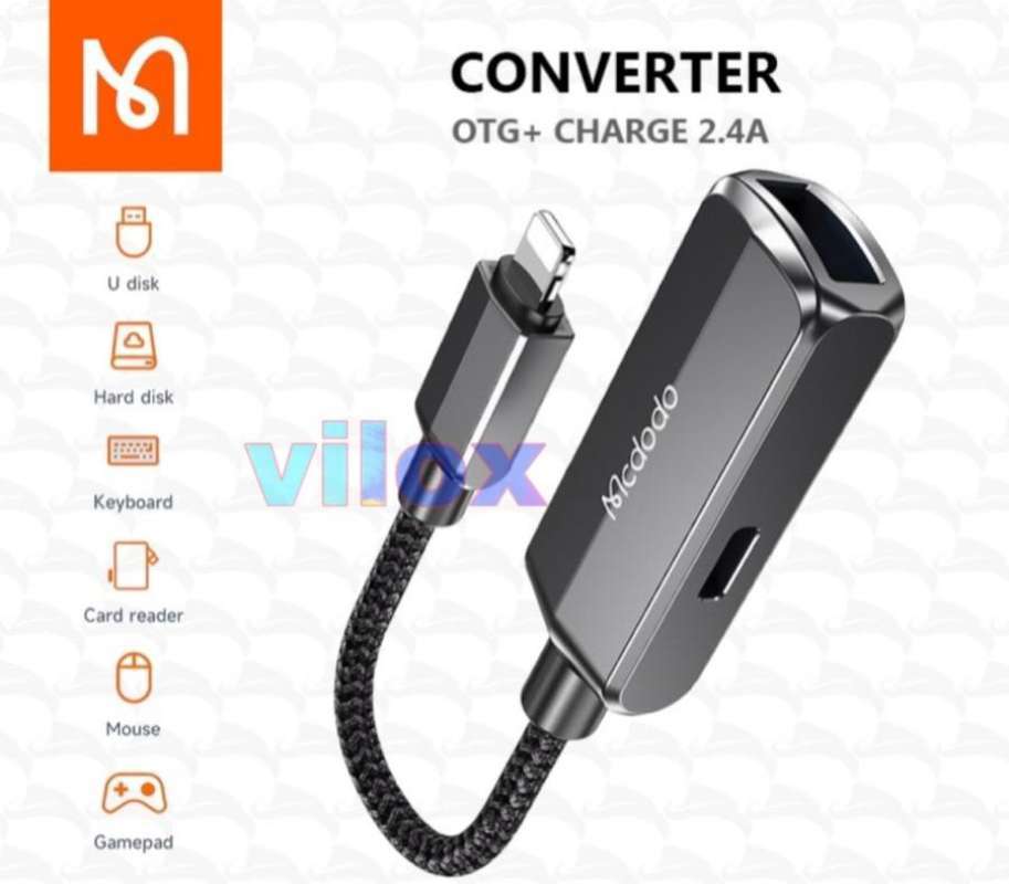 Mcdodo Iphone Otg Price Jual Mcdodo Otg Adapter USB A To Lightning