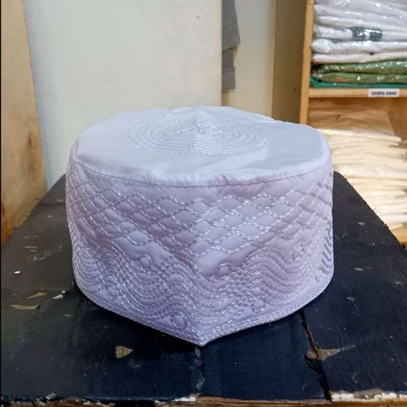 Jual Peci Madinah Tinggi 9cm Songkok Bugis Kopiah Haji Marawis Dewasa ...