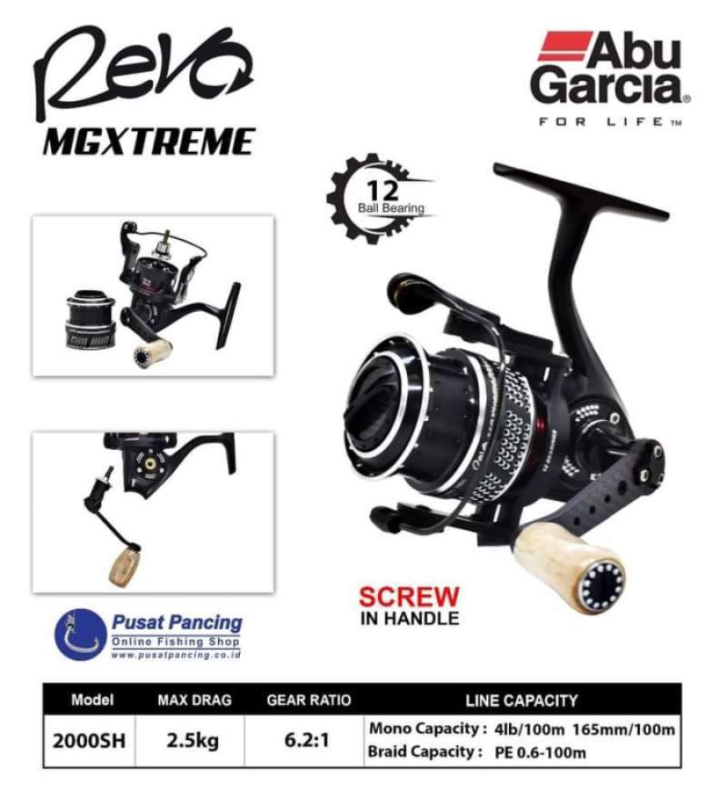 アブガルシア REVO MGXTREME 2500S AbuGarcla リール Promo Abu Garcia Revo Mgxtreme 2000sh Spinning Reel 12bb Diskon 23% Di  Seller Aaron - Kebon Kacang, Kota Jakarta Pusat | Blibli