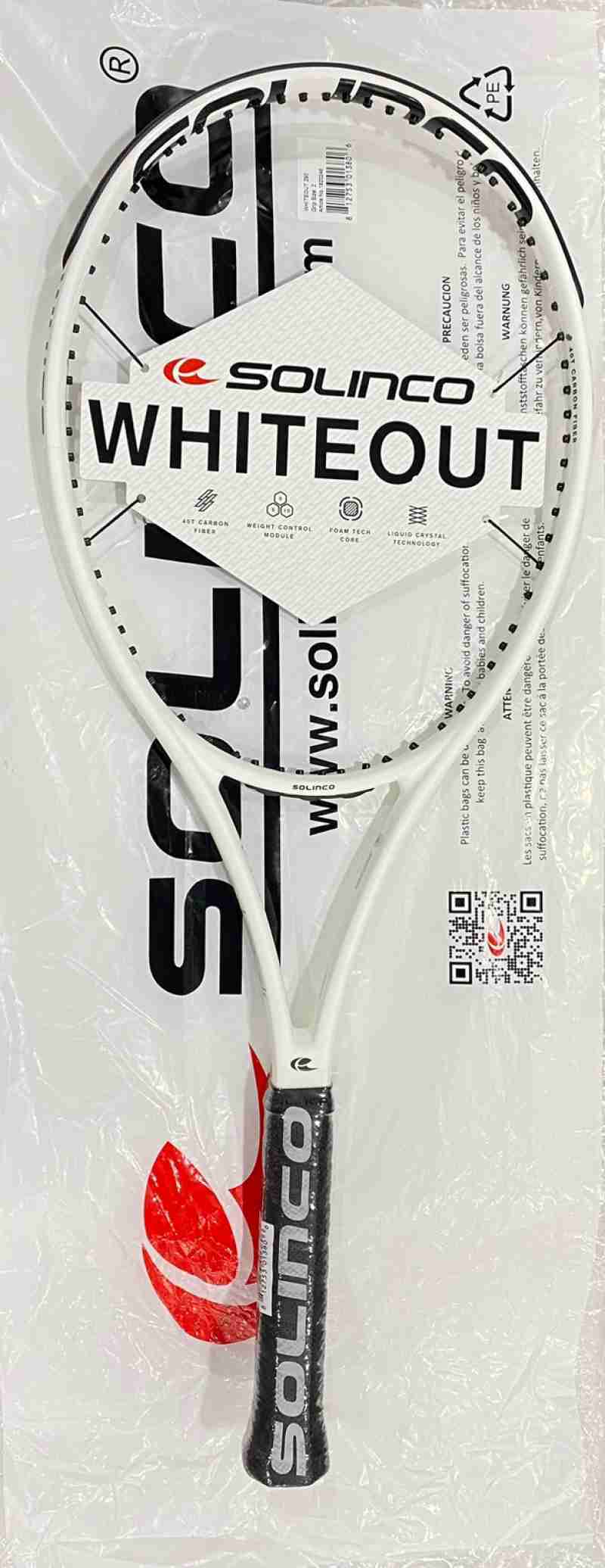 Jual Raket Tenis Solinco Whiteout [305 Gr/98 Inc] 18x20 Di Seller ...