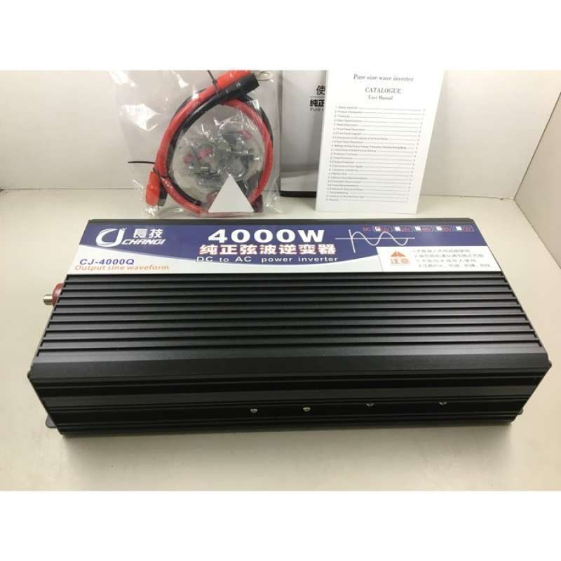 Promo Changi Inverter 4000W Pure Sine Wave DC 12V 24V 48V to AC220V ...