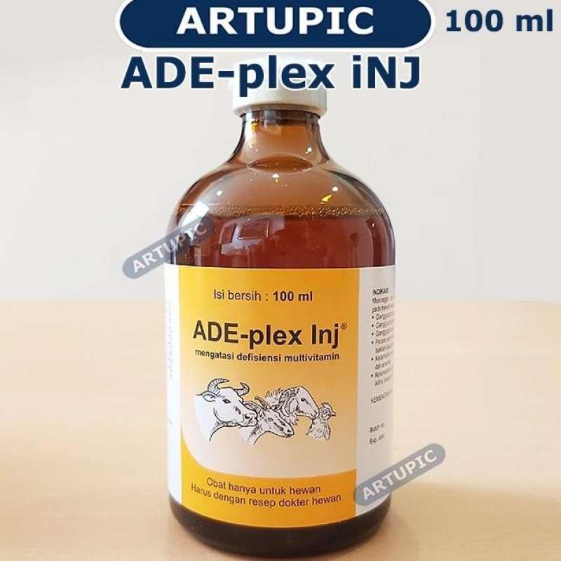 Promo Ade-Plex Injection 100 Ml Multivitamin Ayam Unggas Sapi Kambing ...