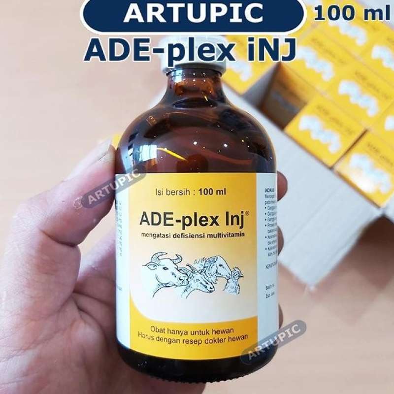 Promo Ade-Plex Injection 100 Ml Multivitamin Ayam Unggas Sapi Kambing ...