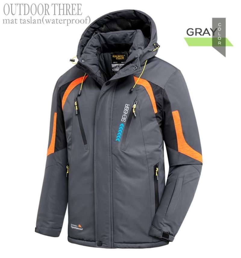 Jaket hoodie outdoor 2025