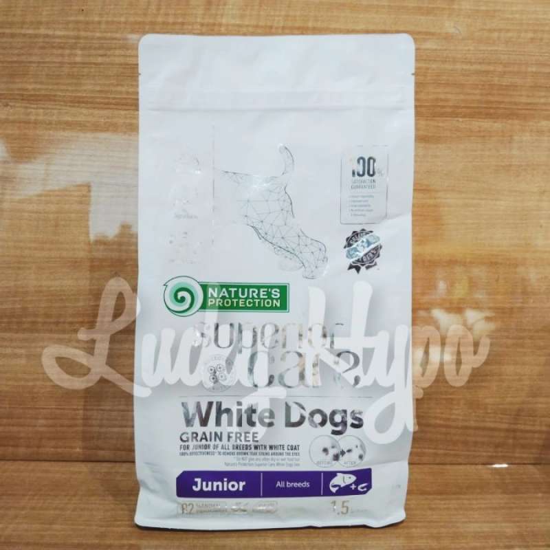 Promo Dog Food Natures Protection White Dogs Junior All Breeds Salmon 1